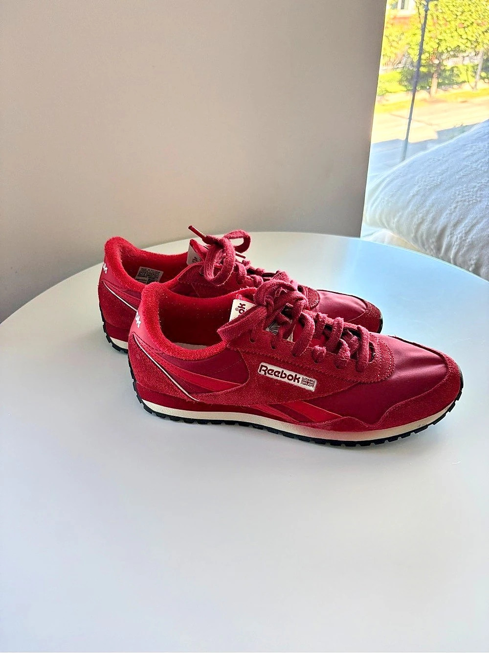 Reebok Classic Leather Red Sneakers US 8.5